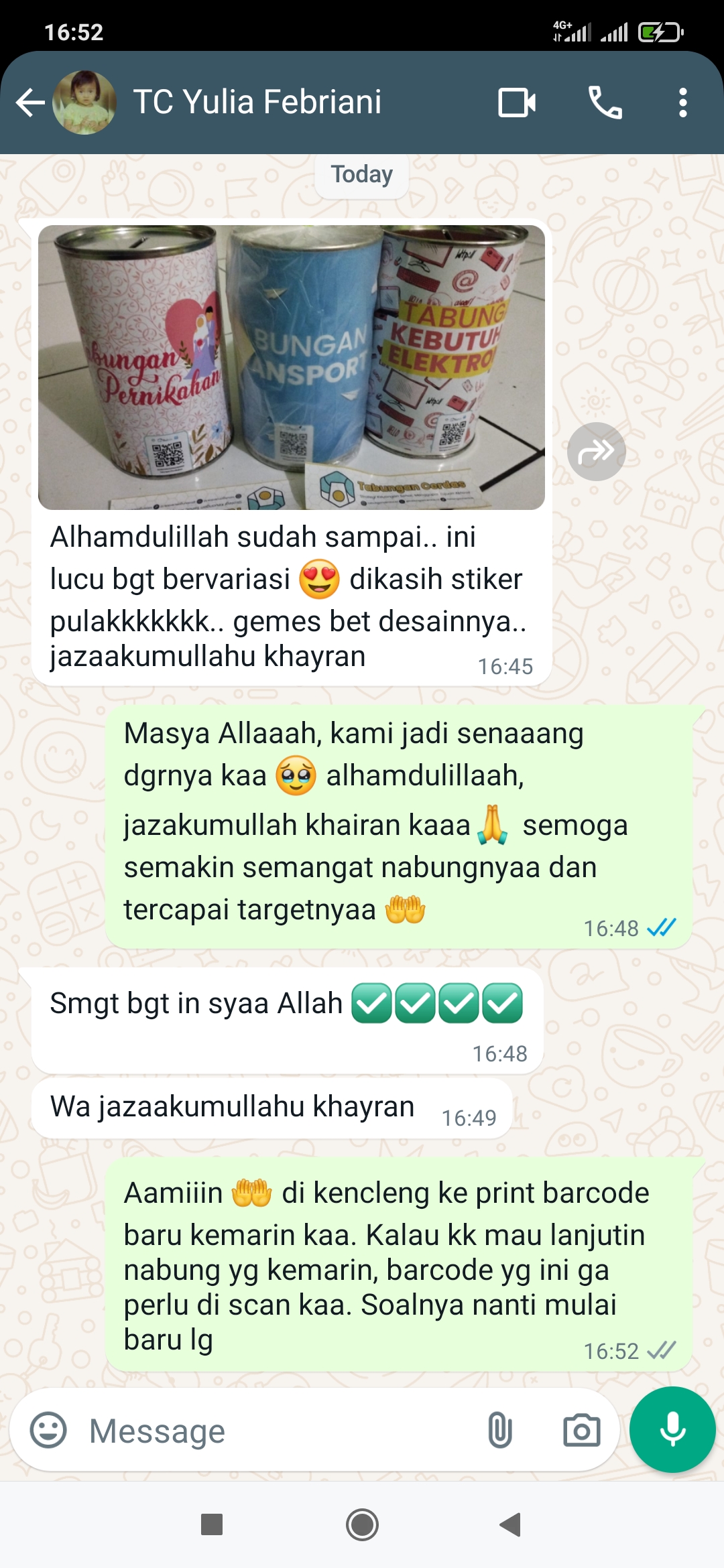 Testimoni Kencleng Yulia Febriani
